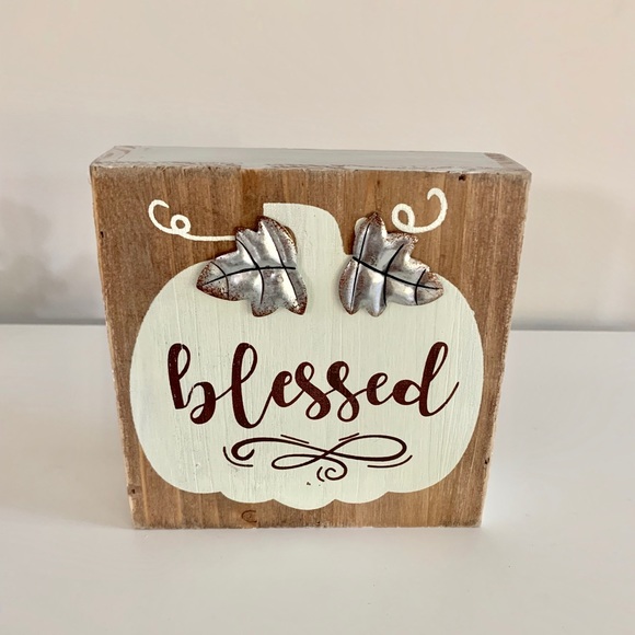 Other - Blessed Wood Box Decor